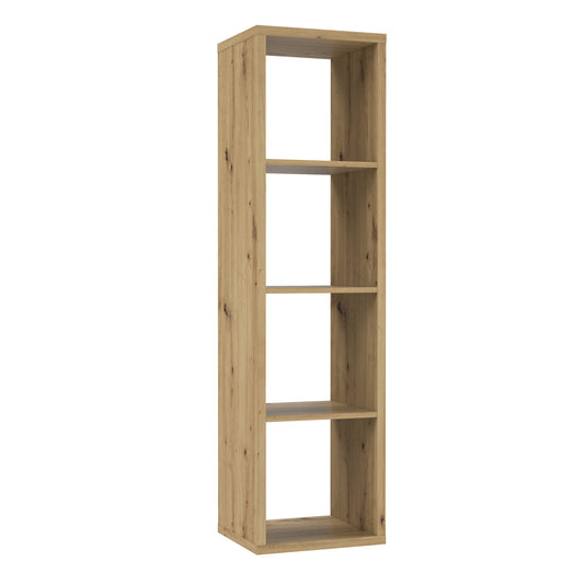 Cote | Furniture Mauro 3 Shelves Cube Storage Unit - Artisan Oak Mauro, Shelving 801mxxr411-d78