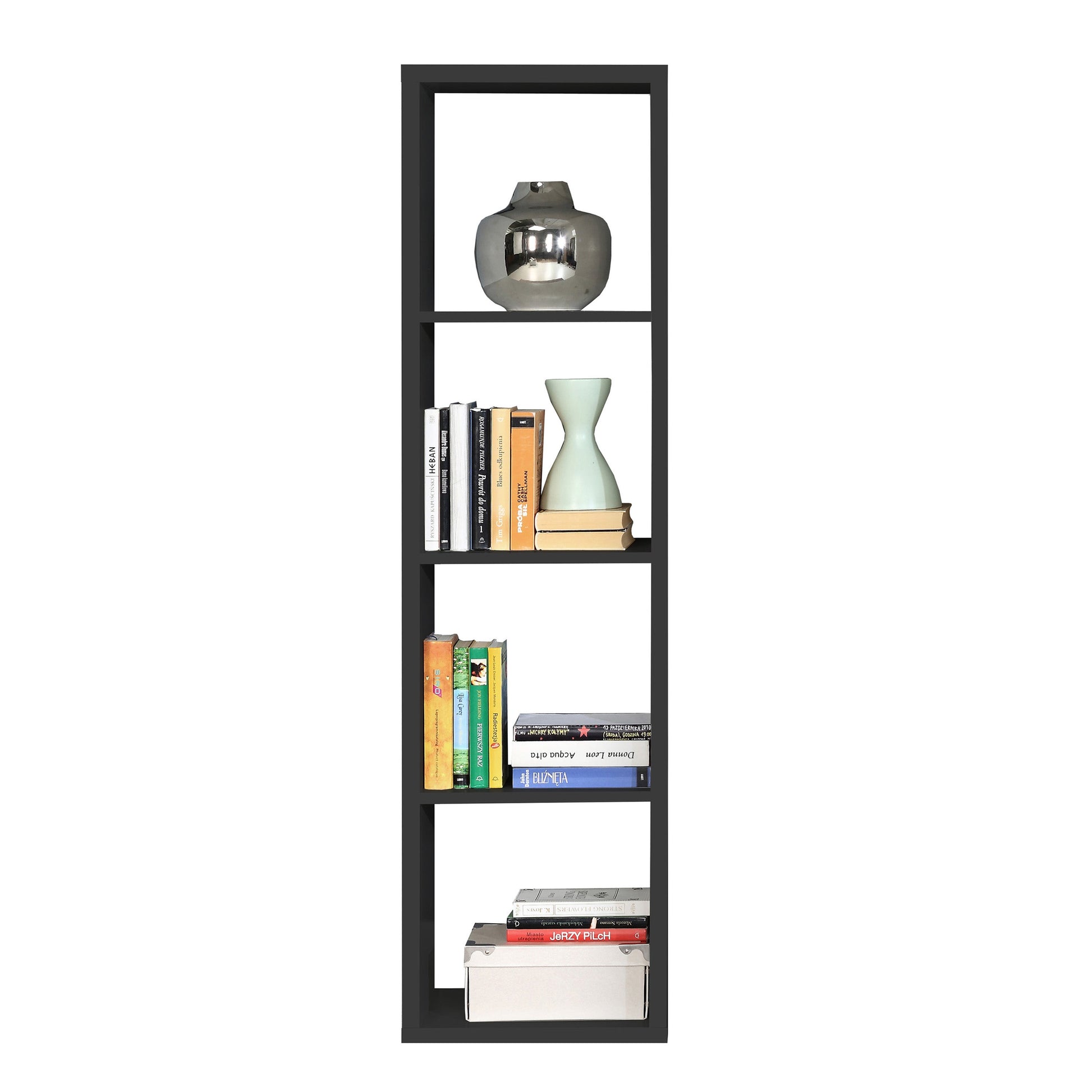 Cote | Furniture Mauro 3 Shelves Cube Storage Unit - Black Mauro, Shelving 801mxxr411-z13m