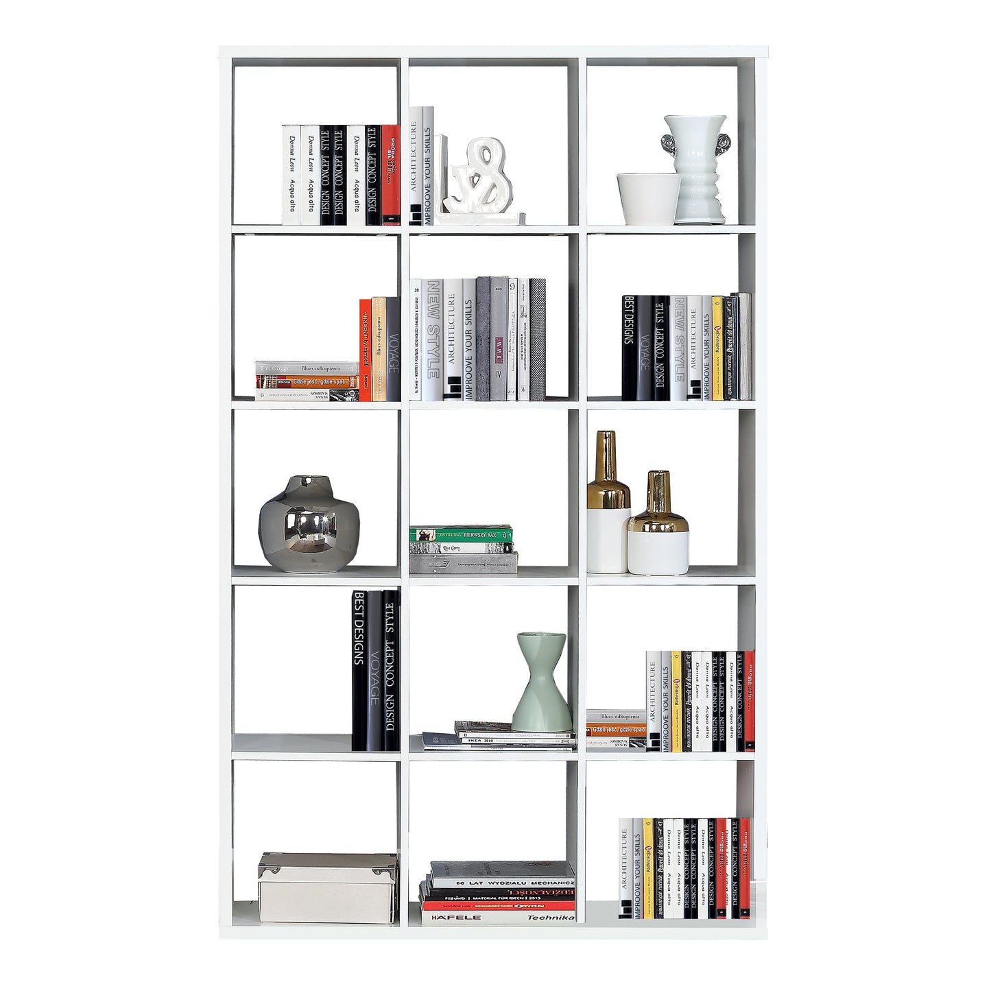 Cote | Furniture Mauro 3x5 Cube Storage Unit - White Mauro, Side Tables 801mxxr431-120