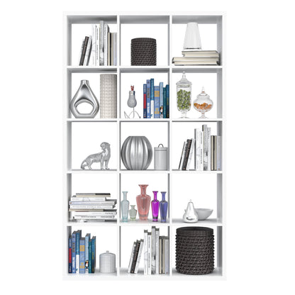 Cote | Furniture Mauro 3x5 Cube Storage Unit - White Mauro, Side Tables 801mxxr431-120