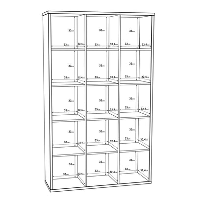 Cote | Furniture Mauro 3x5 Cube Storage Unit - White Mauro, Side Tables 801mxxr431-120