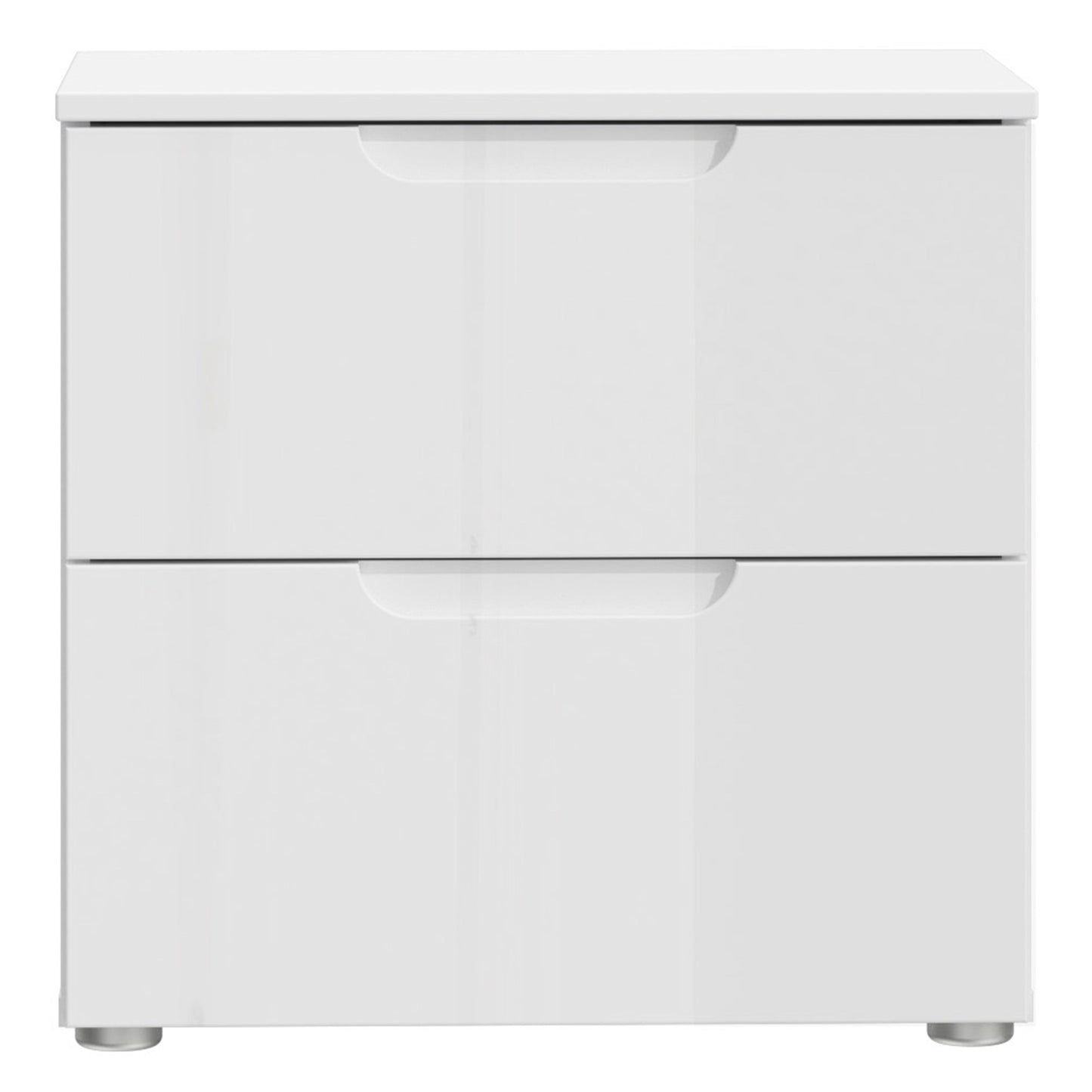 Cote | Furniture Sienna Bedside Table, 2 Drawer - White  Sienna, Bedside Tables 801snnk011-v29