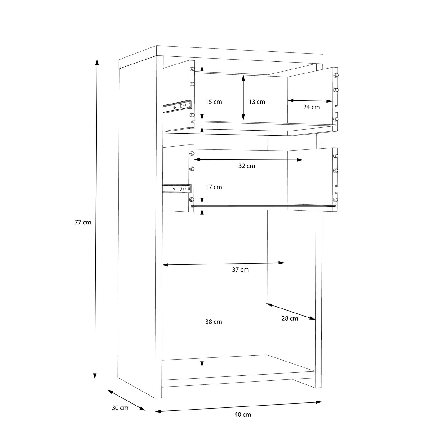 Cote | Furniture Best Chest Cabinet with 2 Drawer, 1 Door - Vintage Style Wood Best Chest, Chest of Drawers 801sqnk211-c764