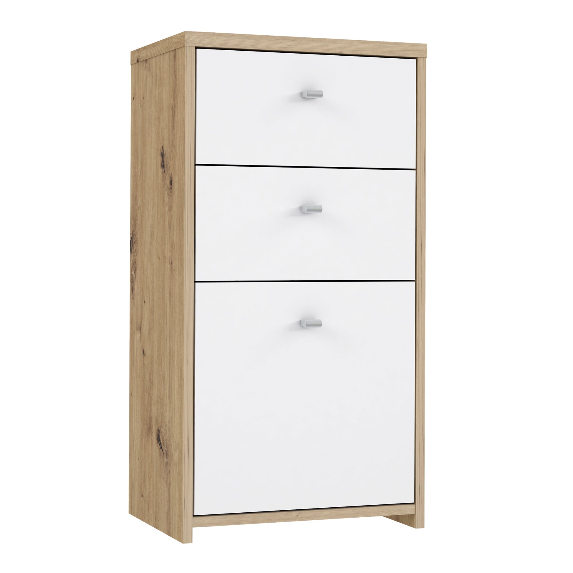 Cote | Furniture Best Chest Cabinet with 2 Drawer, 1 Door - Artisan Oak/White Best Chest, Chest of Drawers 801sqnk211-c804