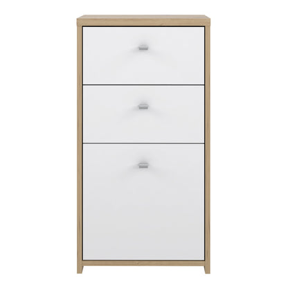 Cote | Furniture Best Chest Cabinet with 2 Drawer, 1 Door - Artisan Oak/White Best Chest, Chest of Drawers 801sqnk211-c804