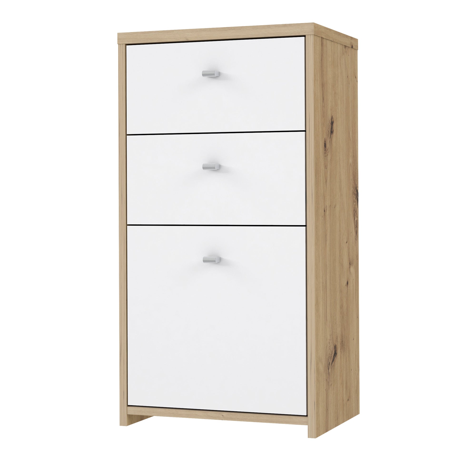 Cote | Furniture Best Chest Cabinet with 2 Drawer, 1 Door - Artisan Oak/White Best Chest, Chest of Drawers 801sqnk211-c804