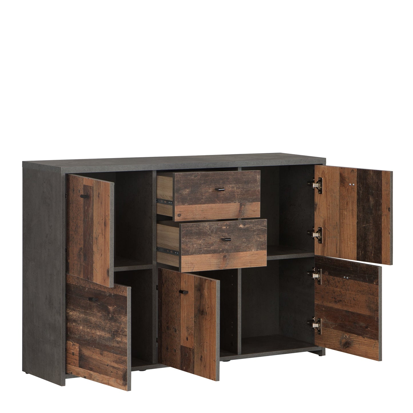 Cote | Furniture Best Chest Cabinet with 2 Drawer - Vintage Style Wood Best Chest, Chest of Drawers 801sqnk233-c764