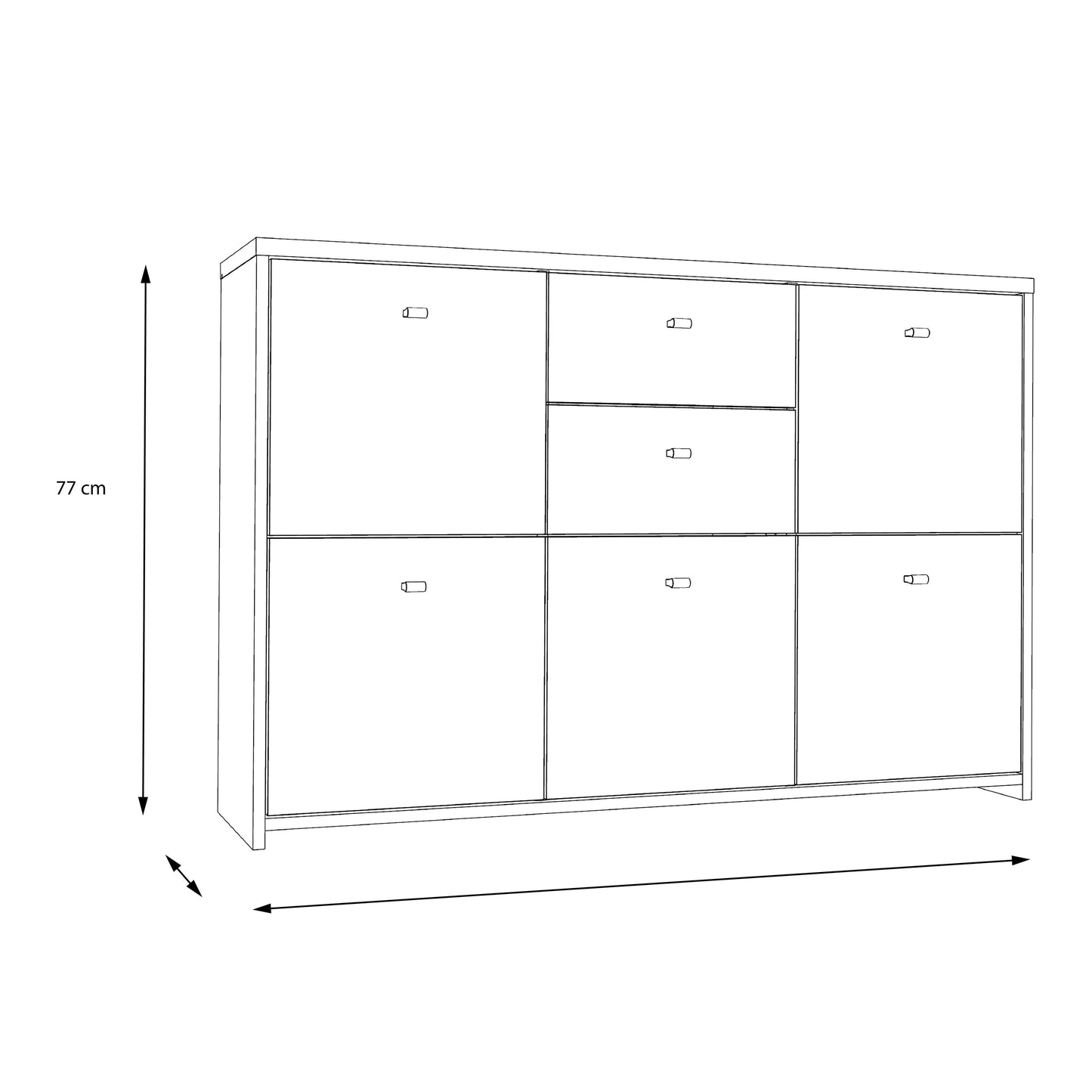 Cote | Furniture Best Chest Cabinet with 2 Drawer - Vintage Style Wood Best Chest, Chest of Drawers 801sqnk233-c764