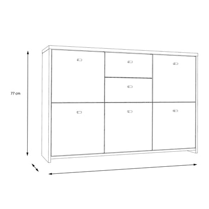 Cote | Furniture Best Chest Cabinet with 2 Drawer - Vintage Style Wood Best Chest, Chest of Drawers 801sqnk233-c764