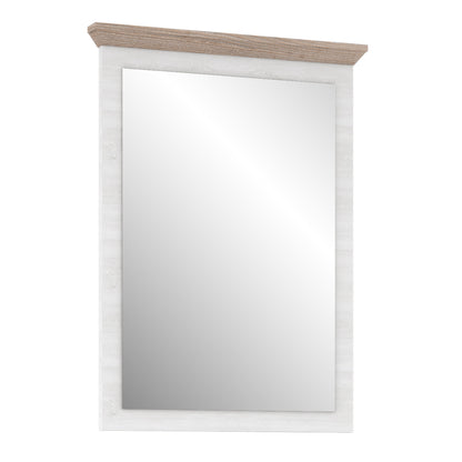 Cote | Furniture Illopa Wall Mirror - Snowy Oak & Oak Illopa, Mirrors 801tiqd20-j99