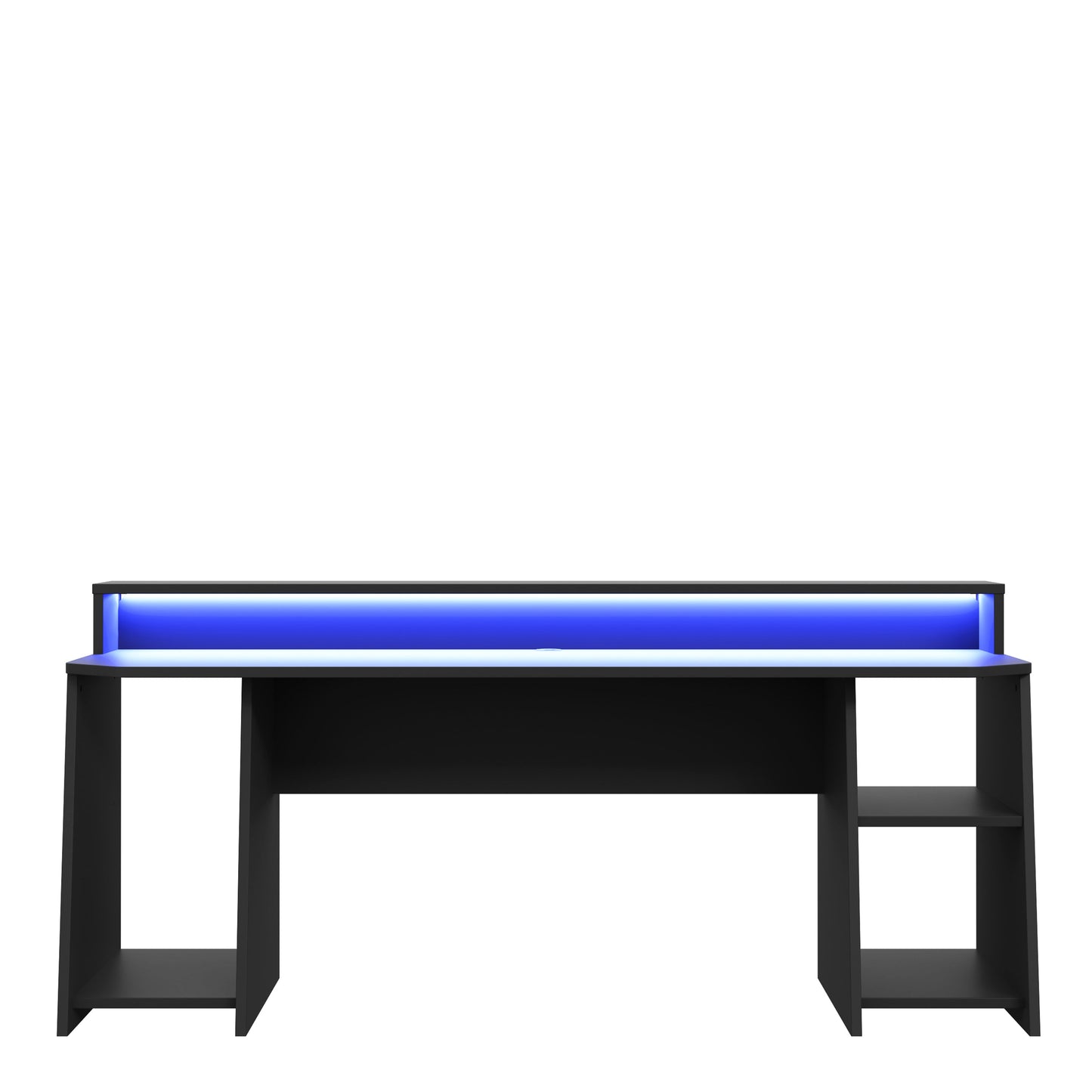 Cote | Furniture Tezaur Gaming Desk with Blue LED - Black Tezaur, Gaming Furniture 801tzrb215b3-z113