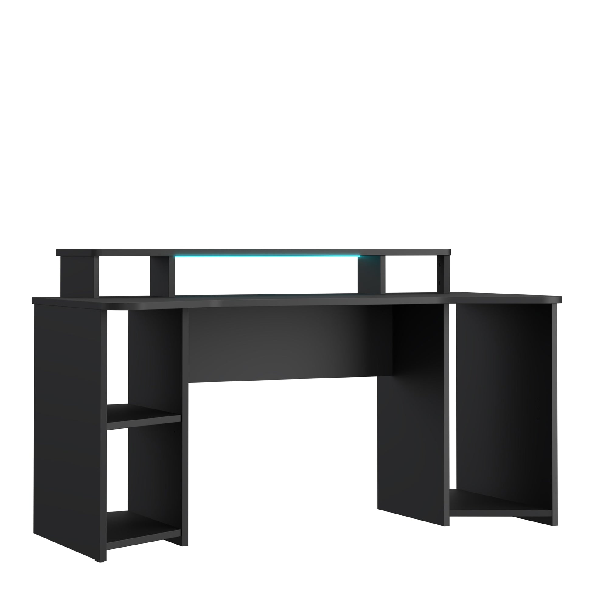 Cote | Furniture Tezaur Gaming Desk with LED - Black Tezaur, Gaming Furniture 801tzrb221b3-z113