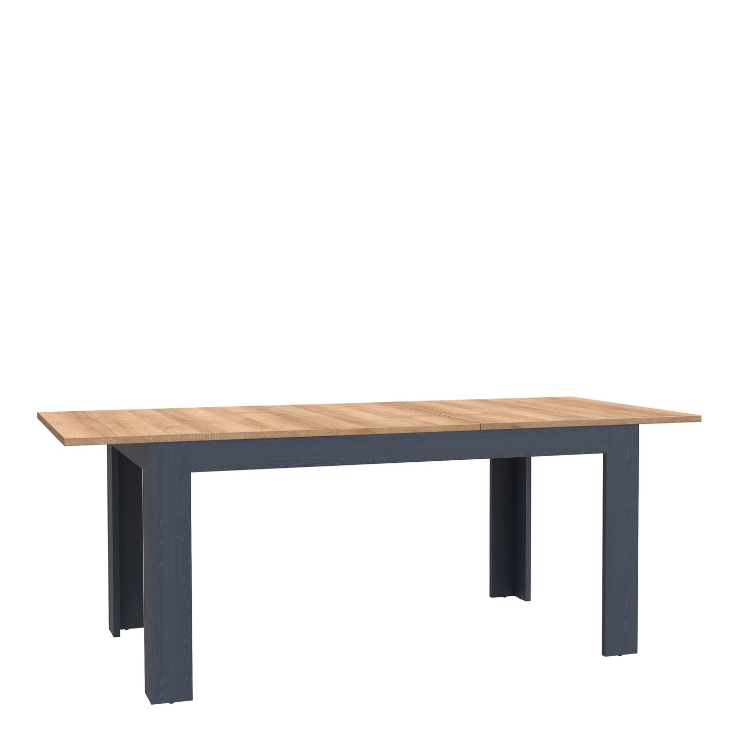 Cote | Furniture Bohol 4-6 Seater Extending Dining Table - Oak/Navy Bohol, Dining Tables 801xelt161-m348