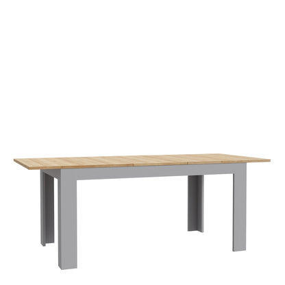 Cote | Furniture Bohol 4-6 Seater Extending Dining Table - Oak/Grey Bohol, Dining Tables 801xelt161-m478