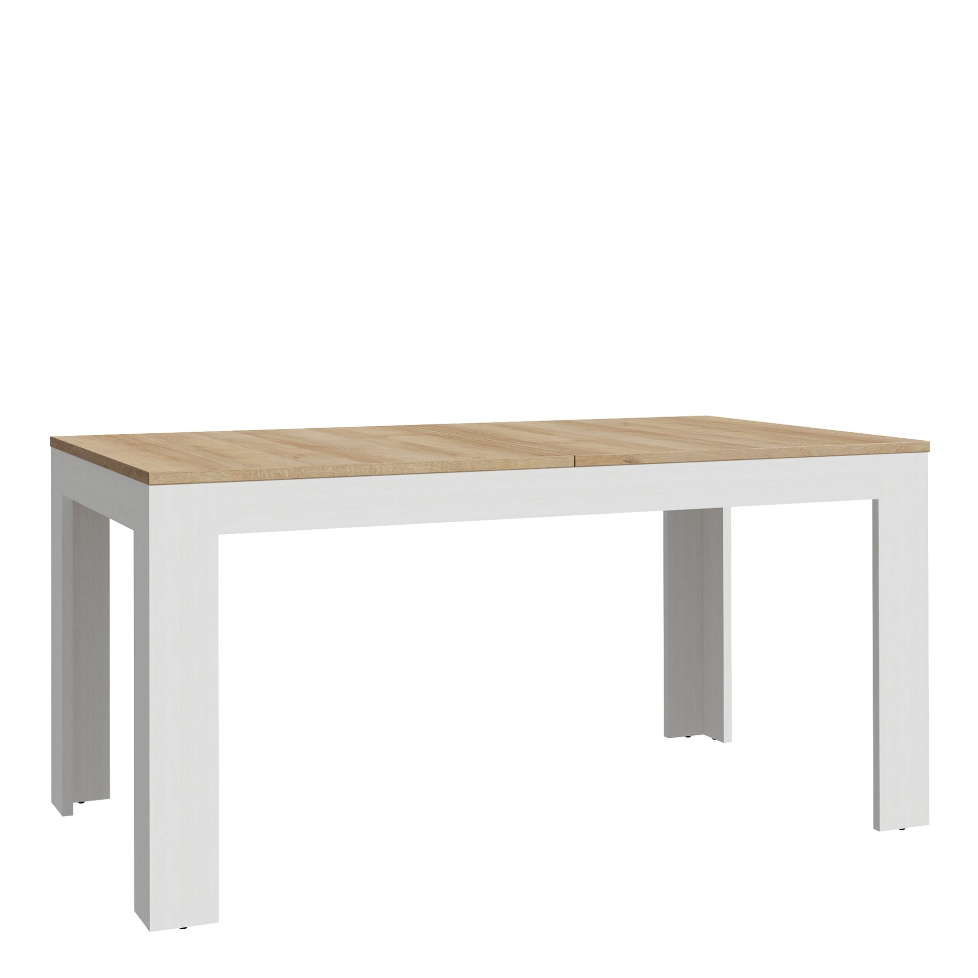 Cote | Furniture Bohol 4-6 Seater Extending Dining Table - Oak/White Bohol, Dining Tables 801xelt161-m482