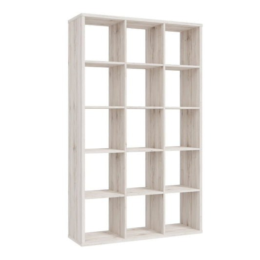 Cote | Furniture Mauro 3x5 Cube Storage Unit - Sand Oak Mauro, Side Tables 801mxxr431-d41f