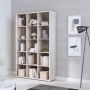 Cote | Furniture Mauro 3x5 Cube Storage Unit - Sand Oak Mauro, Side Tables 801mxxr431-d41f