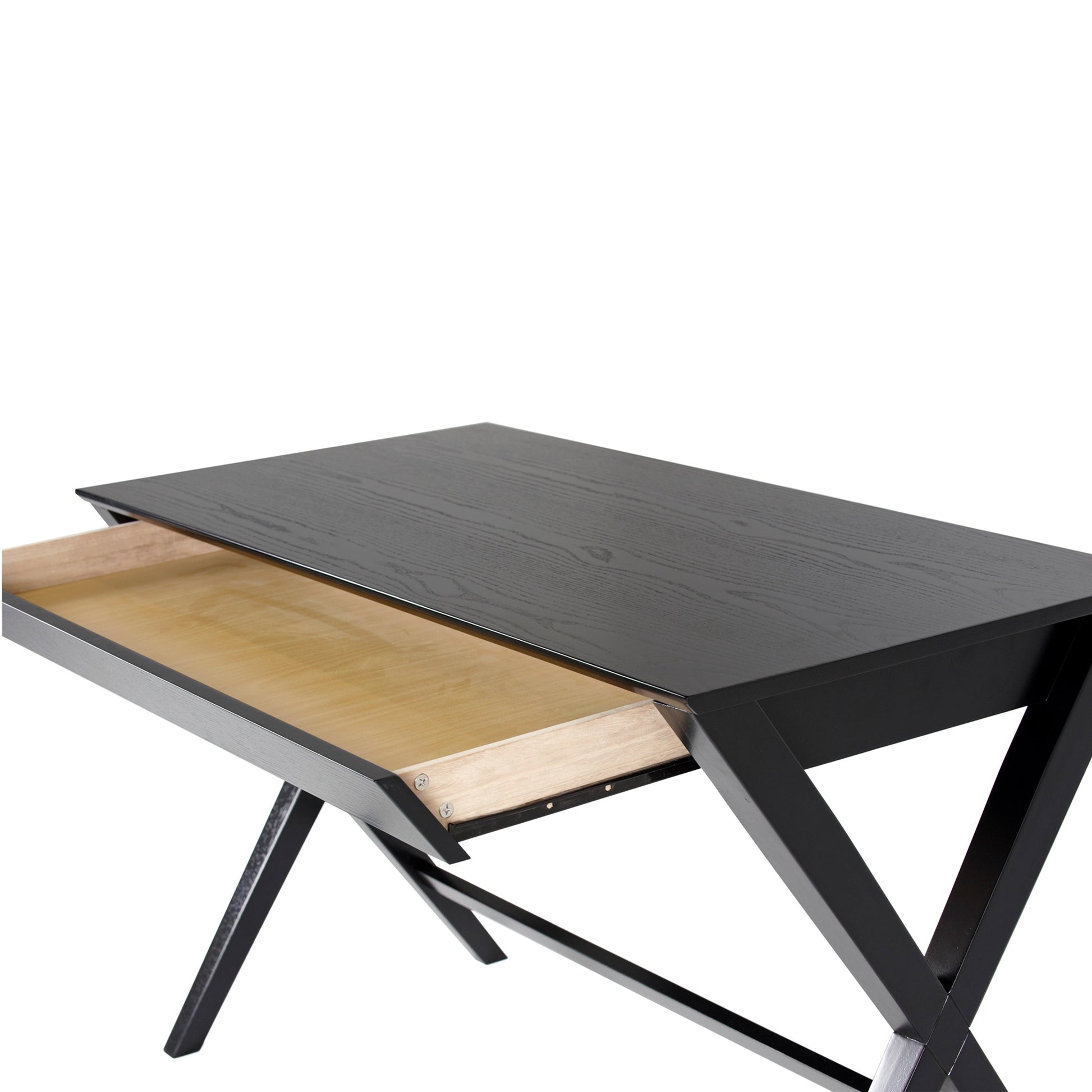 Cote | Furniture Writex Desk, 1 Drawers - Black Writex, Dressing Tables & Desks 90A0000035348