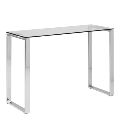 Cote | Furniture Katrine Console Table with Glass Top - Chrome Katrine, Console Tables 90A0000051222