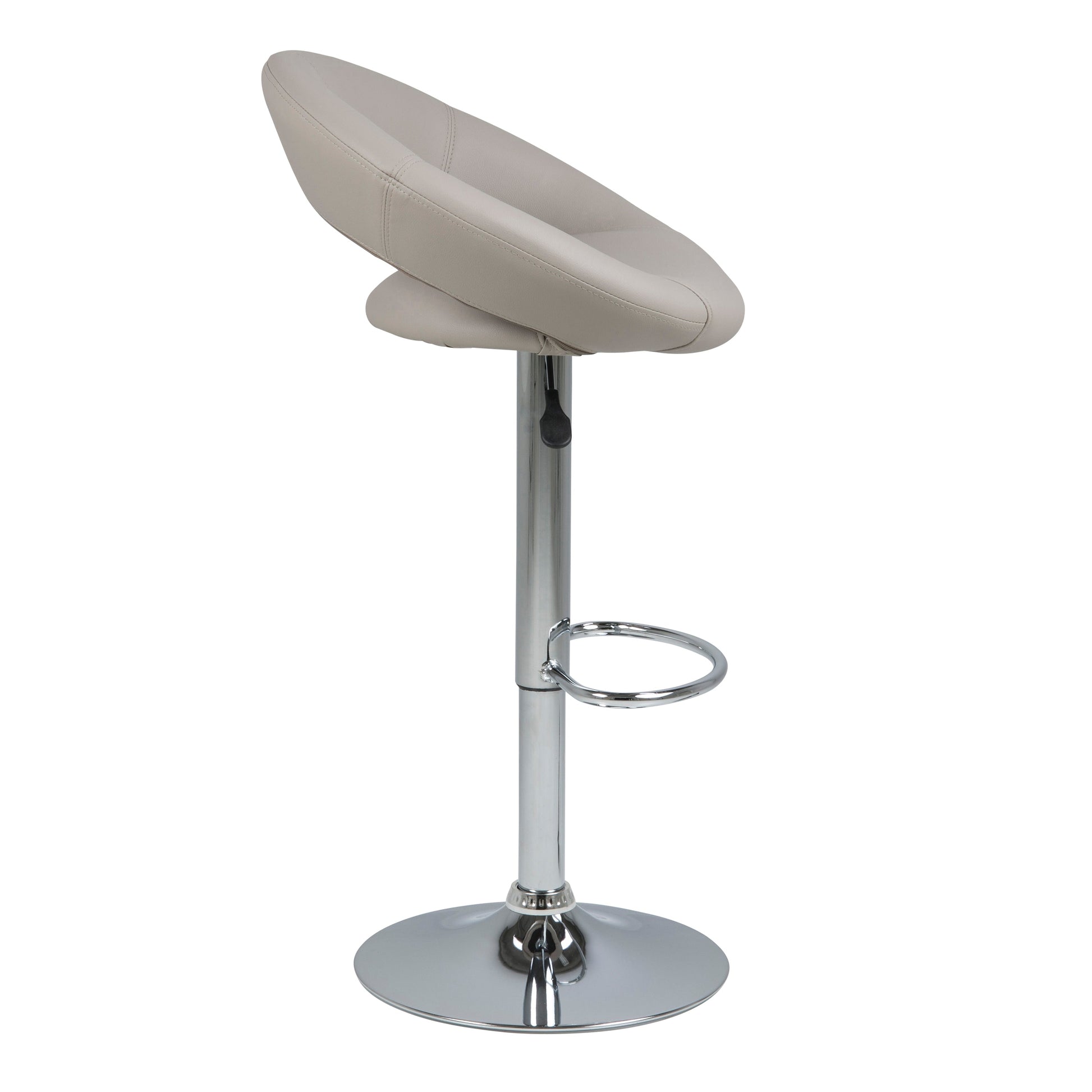 Cote | Furniture Plump Bar Chair, Open Back - Light Grey (1x Stool) Plump, Bar Stools 90A0000057082