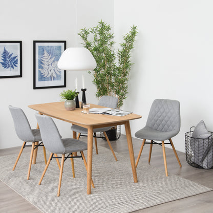 Cote | Furniture Nagano 4-6 Seater Dining Table, Rectangular - Oak Nagano, Dining Tables 90A0000057685