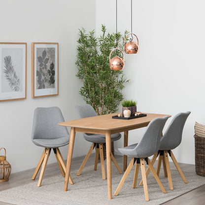 Cote | Furniture Nagano 4-6 Seater Dining Table, Rectangular - Oak Nagano, Dining Tables 90A0000057685