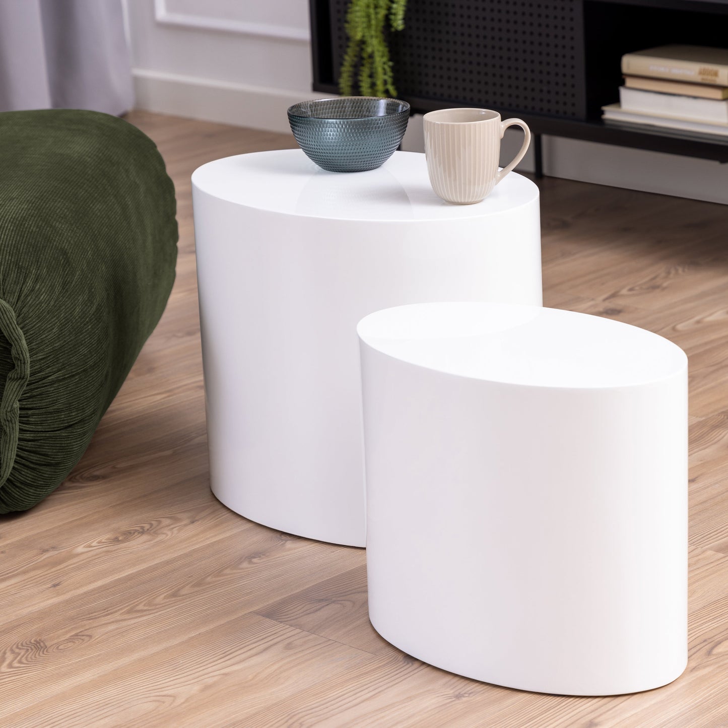 Cote | Furniture Mice Coffee Table Oval - White (Set of 2) Mice, Coffee Tables 90A0000063235