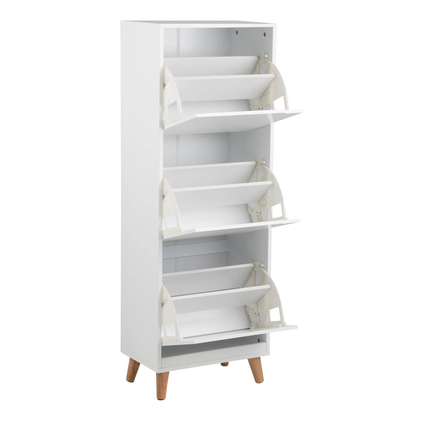 Cote | Furniture Mitra Shoe Storage 3 Flip Down Doors - White Mitra, Shoe Storage 90A0000064082