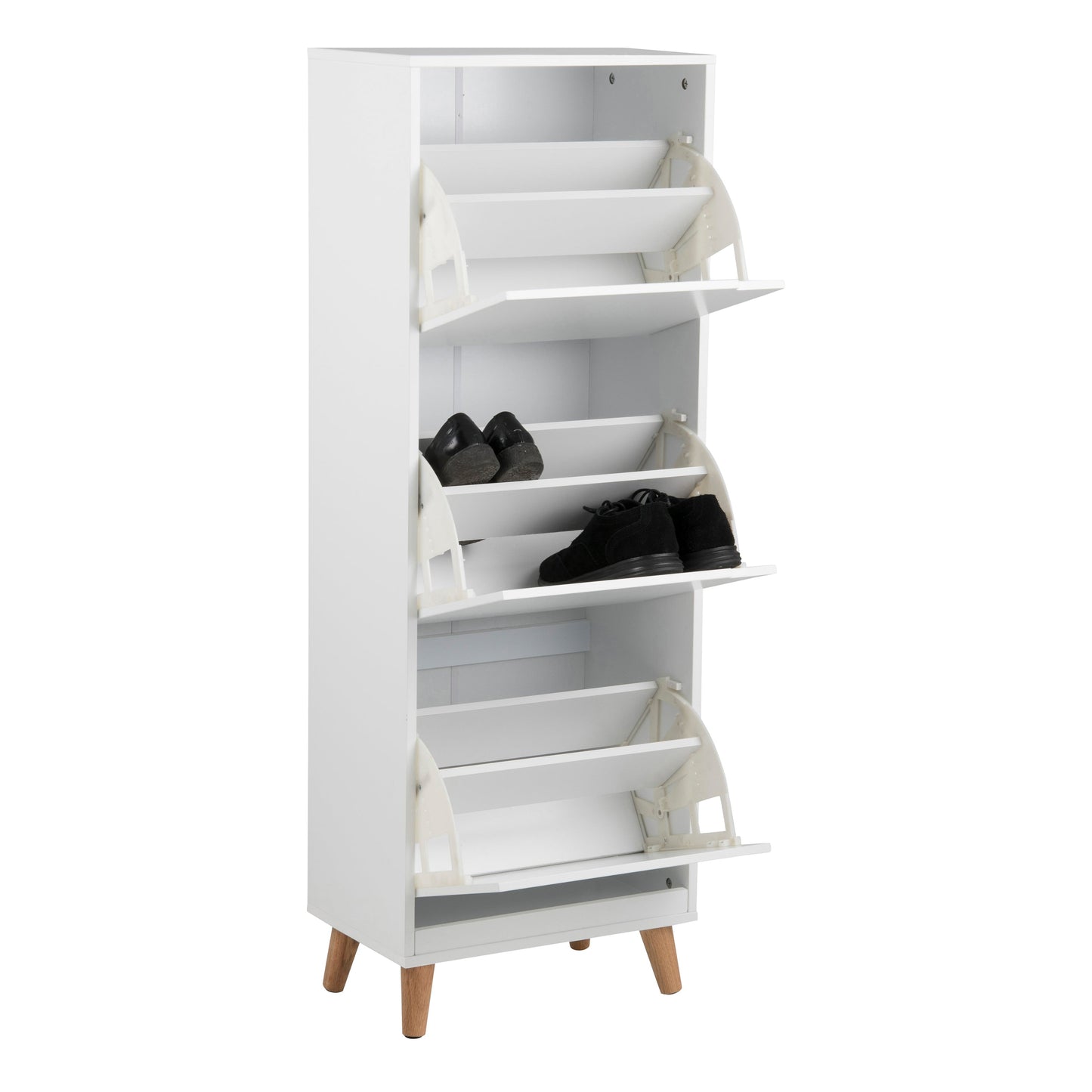 Cote | Furniture Mitra Shoe Storage 3 Flip Down Doors - White Mitra, Shoe Storage 90A0000064082