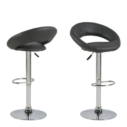 Cote | Furniture Plump Bar Chair, Open Back - Black (1x Stool) Plump, Bar Stools 90A0000064923