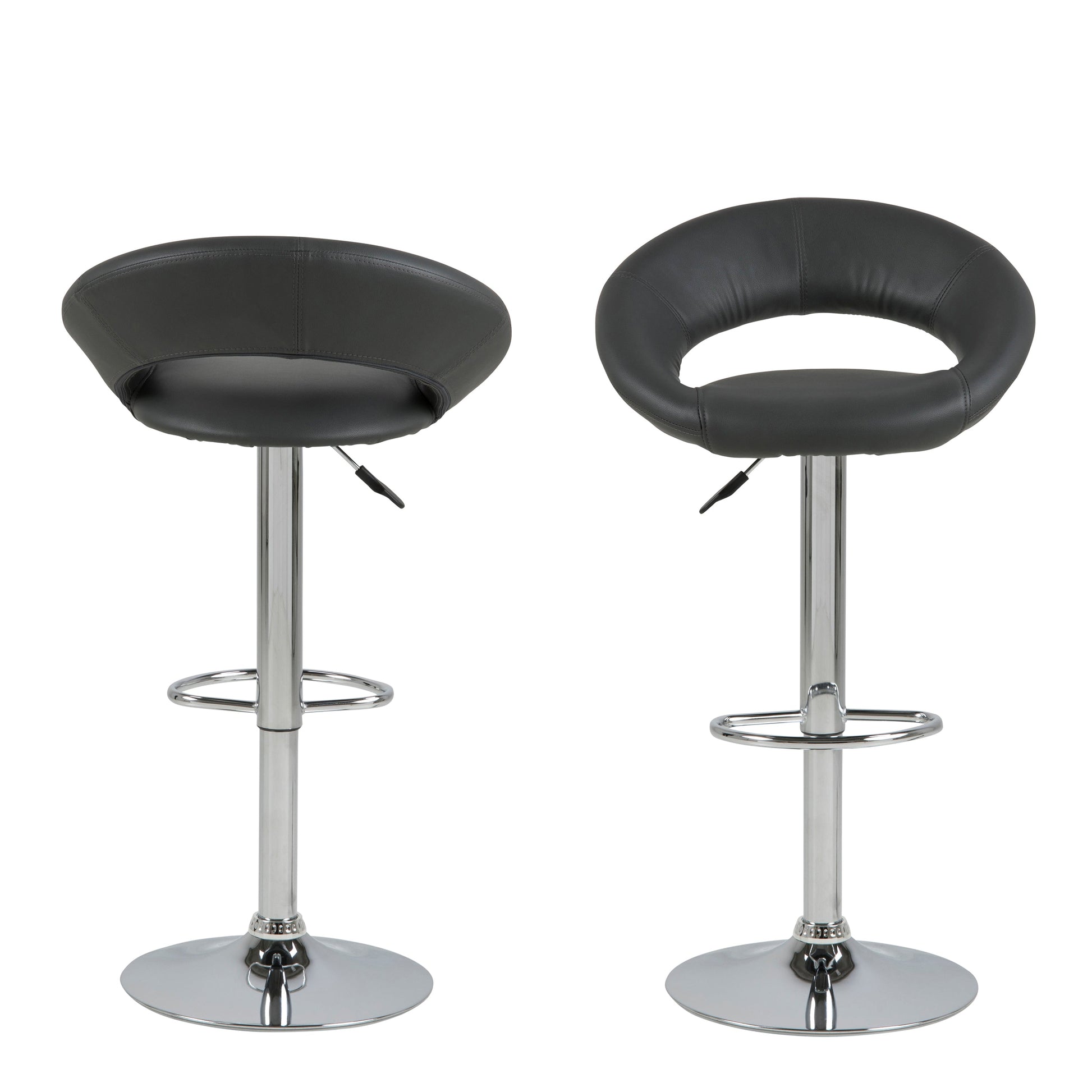 Cote | Furniture Plump Bar Chair, Open Back - Black (1x Stool) Plump, Bar Stools 90A0000064923