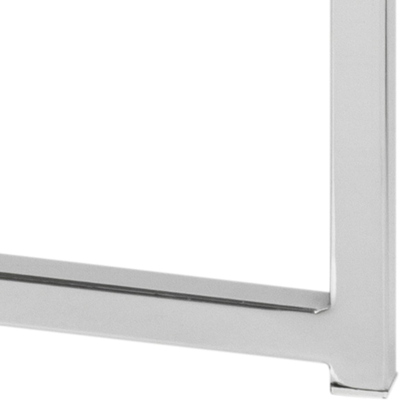 Cote | Furniture Cross Side Table, Square Glass Top - Chrome Cross, Side Tables 90A0000066494