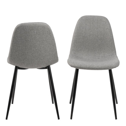 Cote | Furniture Wilma Dining Chairs - Light Grey (Set of 4) Wilma, Dining Chairs 90A0000071491