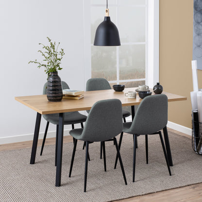 Cote | Furniture Wilma Dining Chairs - Light Grey (Set of 4) Wilma, Dining Chairs 90A0000071491