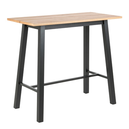 Cote | Furniture Chara Bar Table - Black & Oak Chara, Bar Tables 90A0000075078