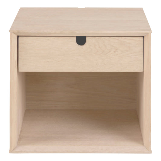 Cote | Furniture Century Bedside Table, Wall Mounted, 1 Drawer - White Oak Century, Bedside Tables 90A0000076375