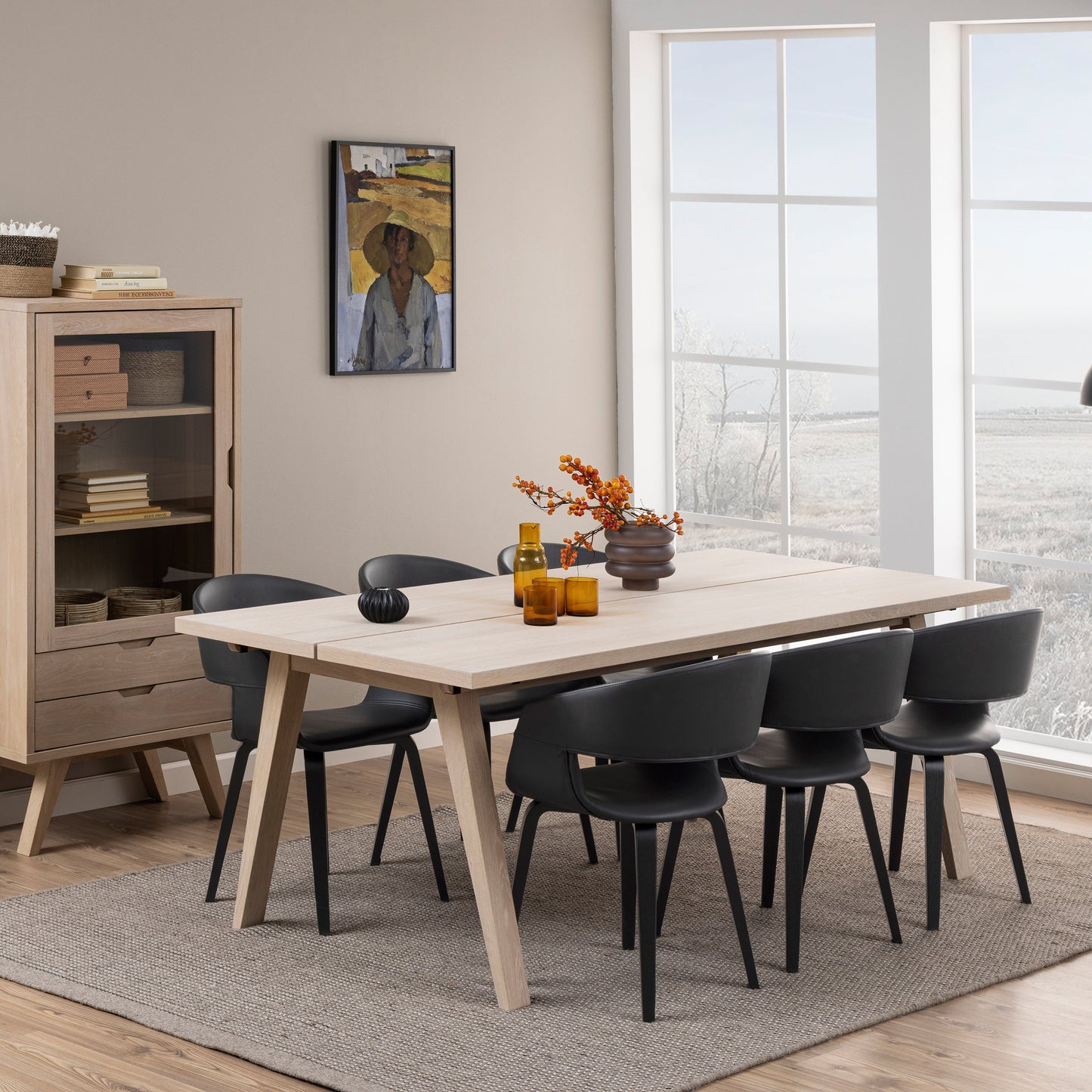 Cote | Furniture A-Line 4-6 Seater Rectanglar Dining Table - White Oak A-Line, Dining Tables 90A0000077025