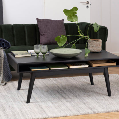 Cote | Furniture Marte Coffee Table with Open Shelf - Black Marte, Coffee Tables 90A0000078610