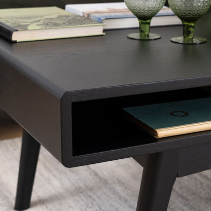 Cote | Furniture Marte Coffee Table with Open Shelf - Black Marte, Coffee Tables 90A0000078610