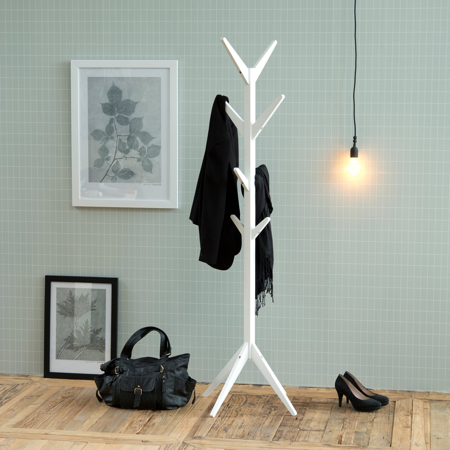 Cote | Furniture Ascot Coat Stand - White Ascot, Coat Stands & Racks 90A0000081534