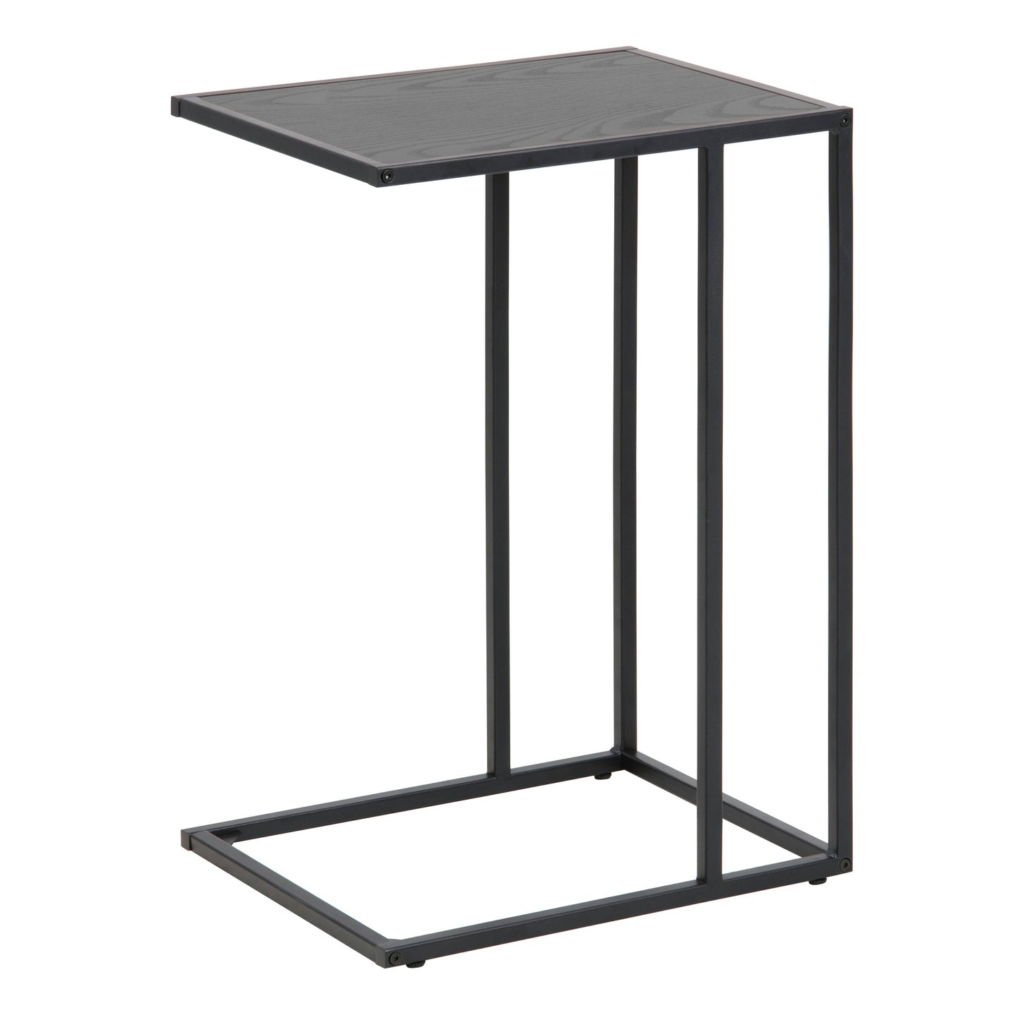 Cote | Furniture Seaford Side Table, Metal Frame with Black Top - Black Seaford, Side Tables 90A0000083603