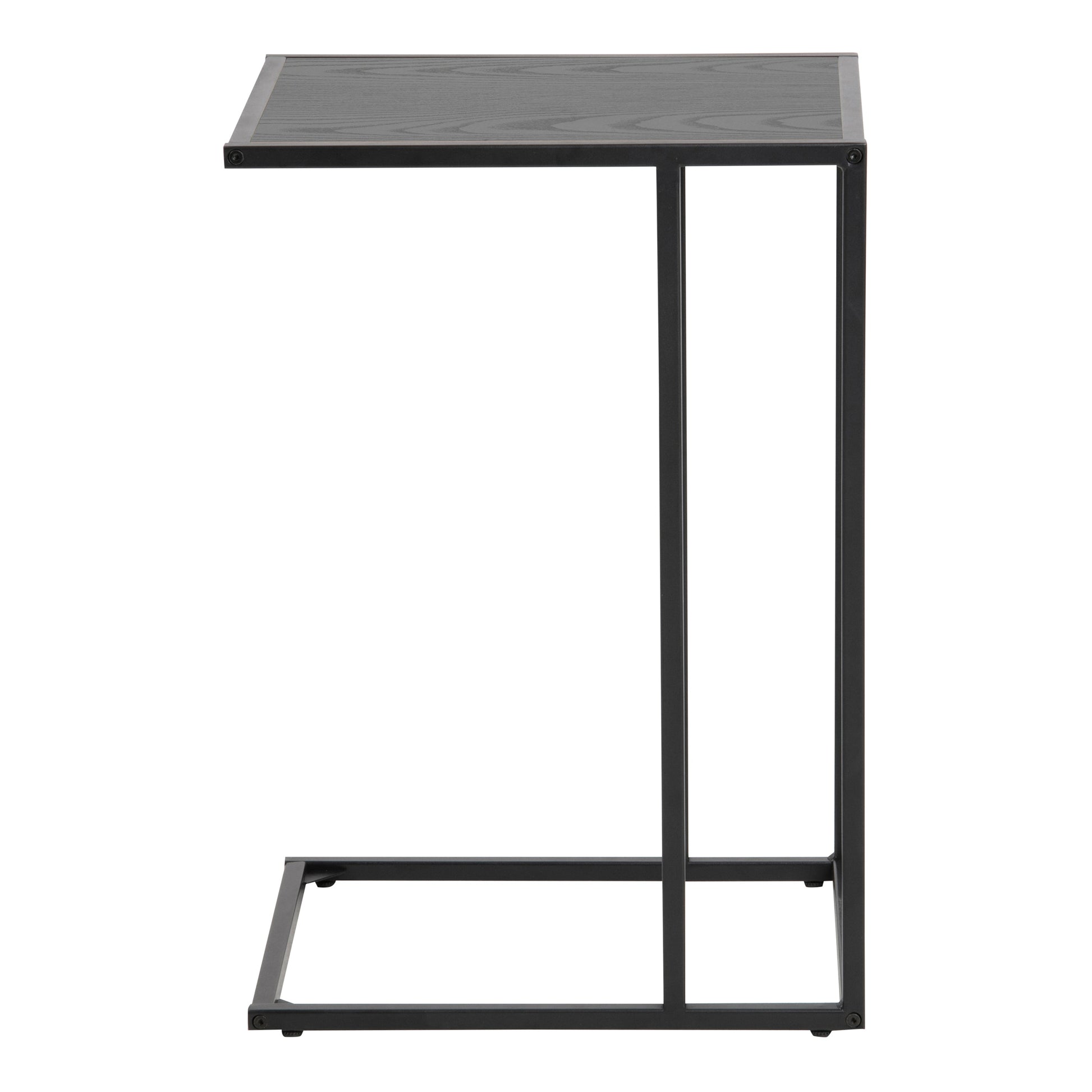 Cote | Furniture Seaford Side Table, Metal Frame with Black Top - Black Seaford, Side Tables 90A0000083603