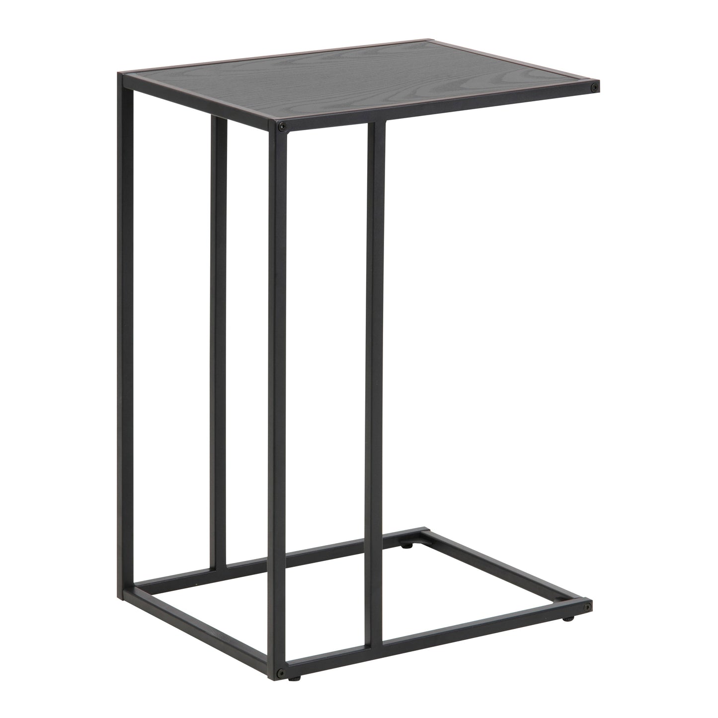 Cote | Furniture Seaford Side Table, Metal Frame with Black Top - Black Seaford, Side Tables 90A0000083603