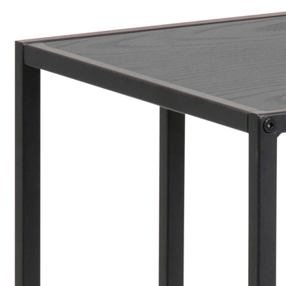 Cote | Furniture Seaford Side Table, Metal Frame with Black Top - Black Seaford, Side Tables 90A0000083603