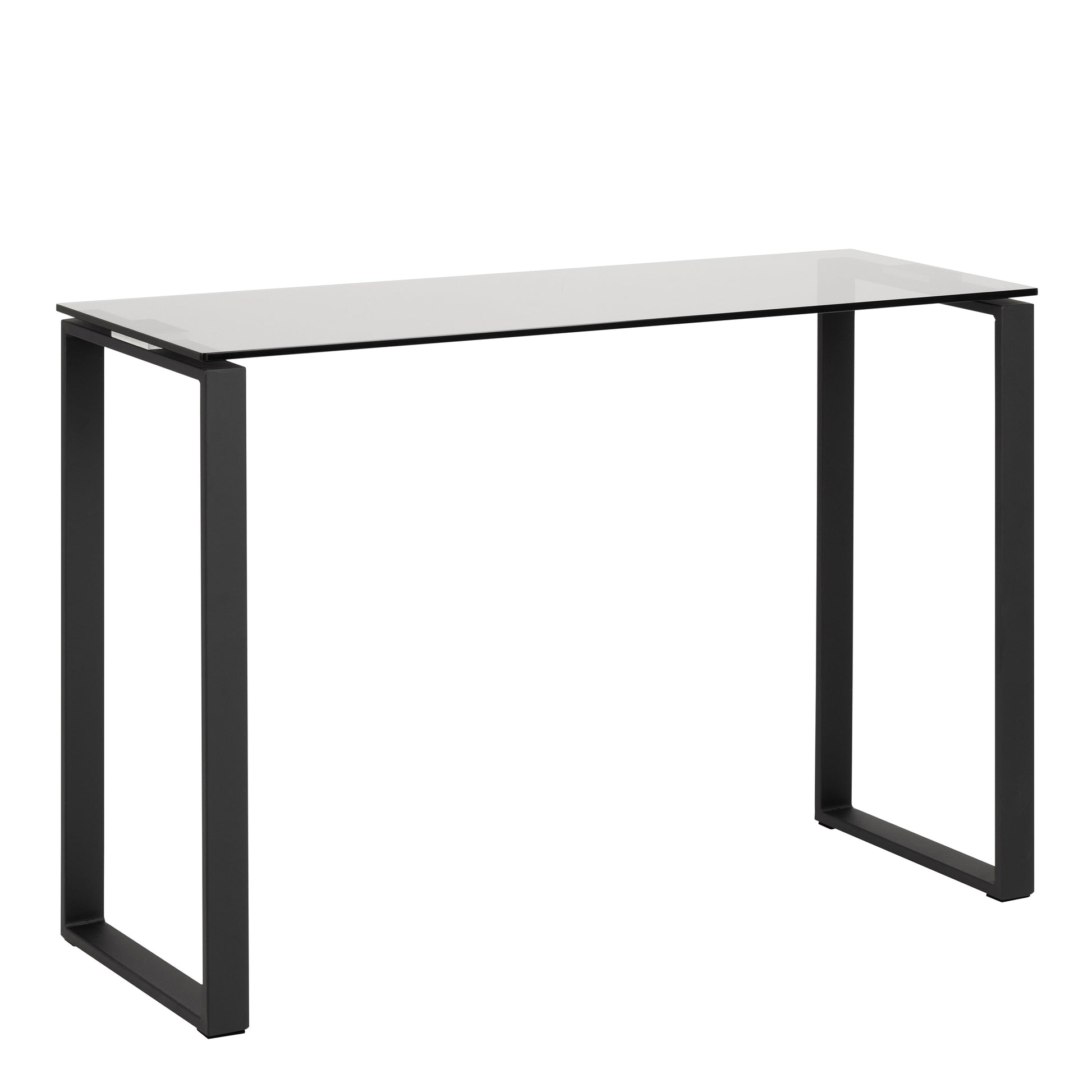 Cote | Furniture Katrine Console Table with Smoked Glass Top - Black Katrine, Console Tables 90A0000083626