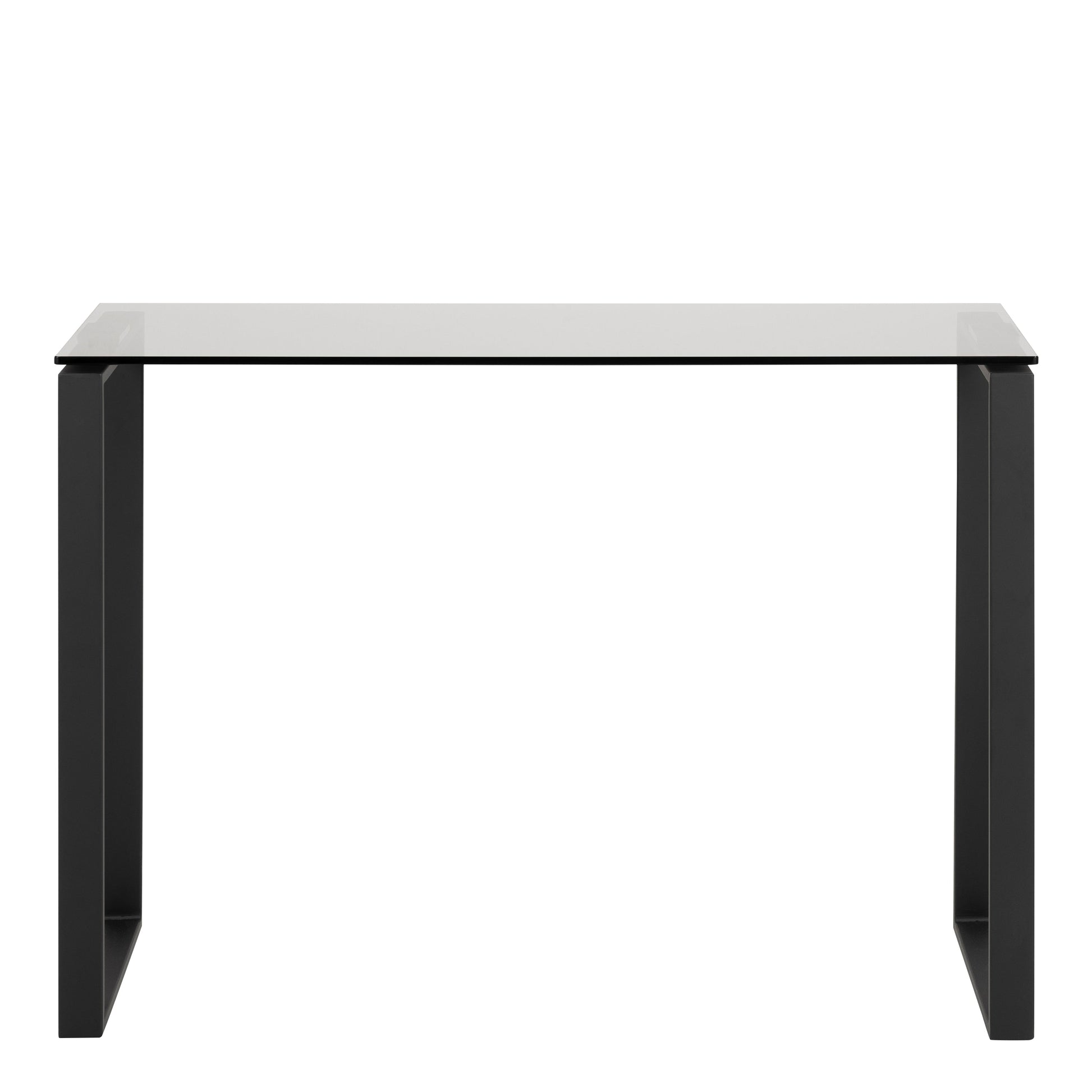 Cote | Furniture Katrine Console Table with Smoked Glass Top - Black Katrine, Console Tables 90A0000083626