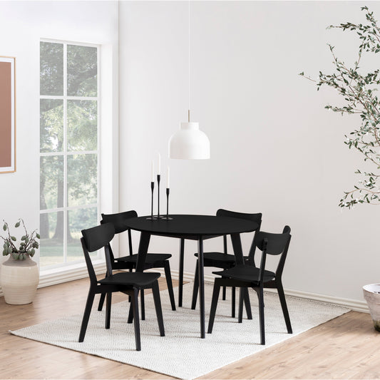 Cote | Furniture Roxby 2-4 Seater Dining Table, Round (105x76cm) - Black Roxby, Dining Tables 90A0000085624