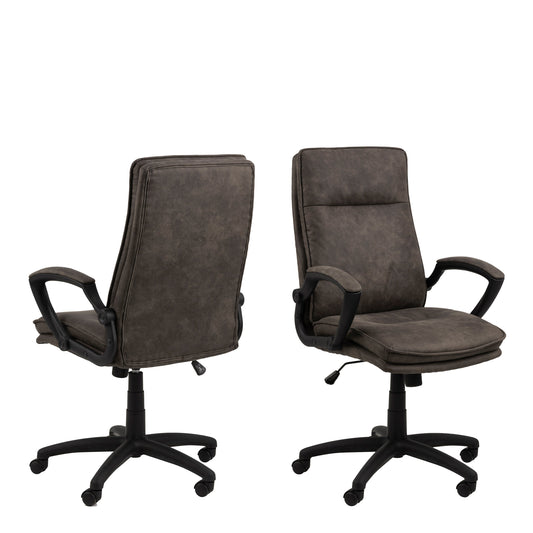 Cote | Furniture Brad Swivel Office/Desk Chair with Armrest - Black Brad, Office Chairs 90A0000086171