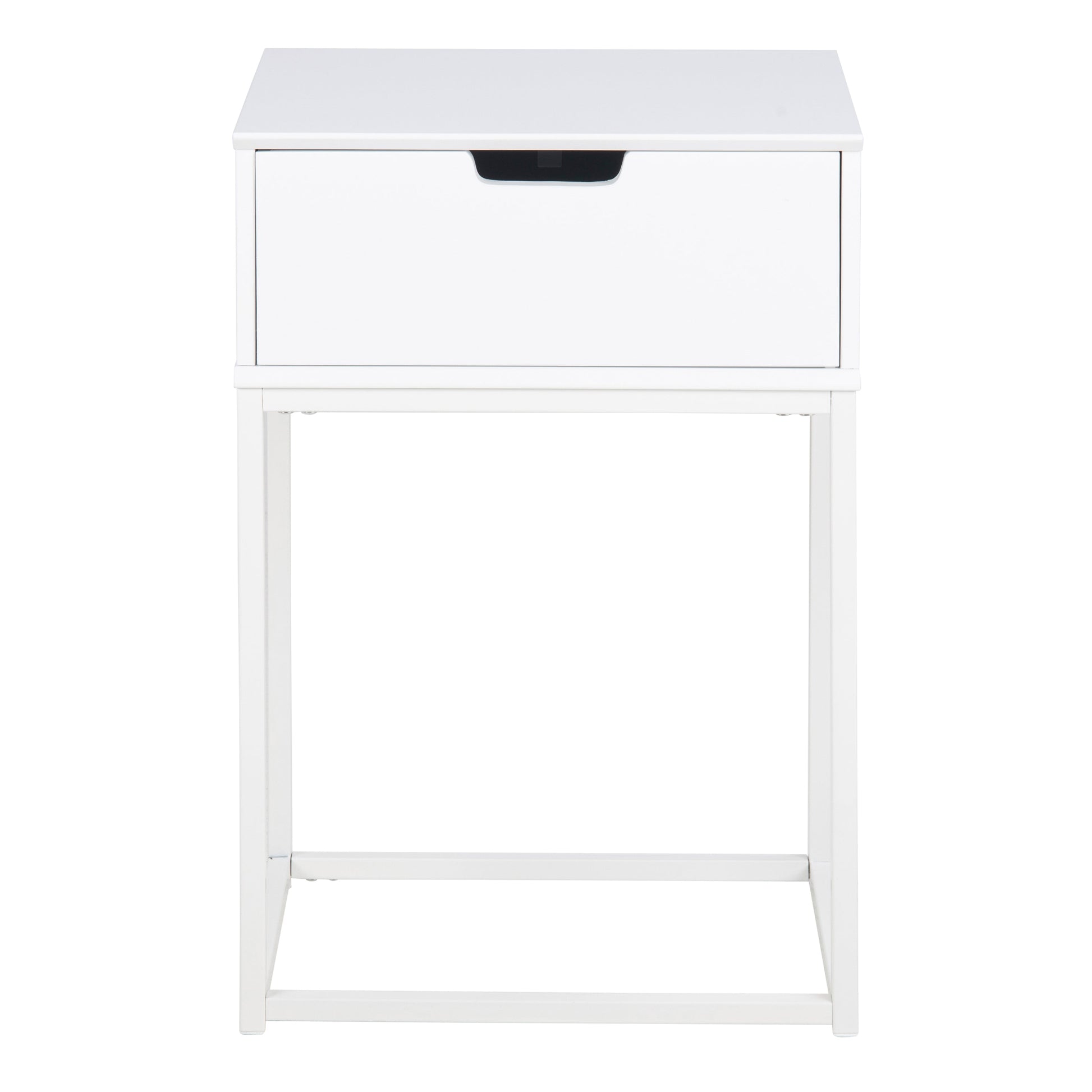 Cote | Furniture Mitra Bedside Table - 1 Drawer - White Mitra, Bedside Tables 90A0000086244