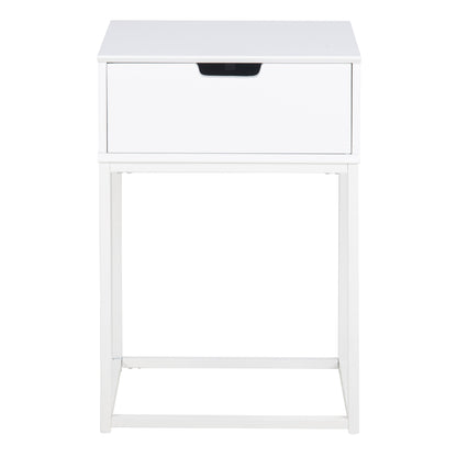 Cote | Furniture Mitra Bedside Table - 1 Drawer - White Mitra, Bedside Tables 90A0000086244